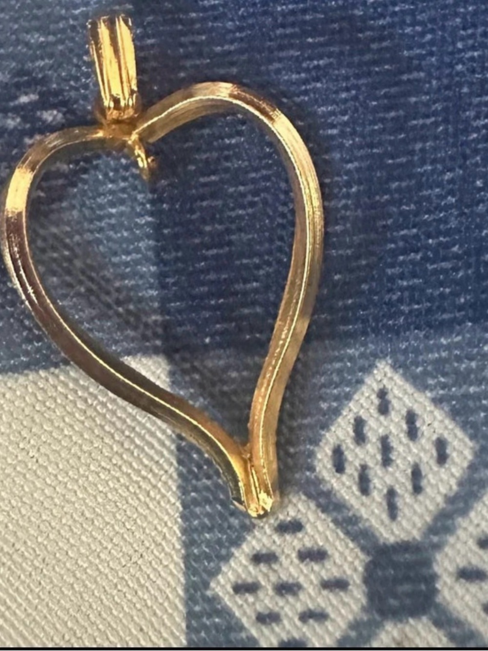 Gold Heart Pendant Necklace Charm - Women Jewelry vintage
